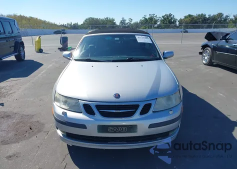 2007 Saab 9-3 2.0T z USA, uszkodzony, nr VIN YS3FD79Y876000764